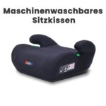 YALION Kindersitzerhöhung 125–150 cm – ECE R129 Autositz für Kinder (Schwarz) – Bild 5
