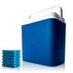 BigDean Kühlbox 24 Liter mit 6 Kühlakkus – Isolierbox für Camping & Outdoor