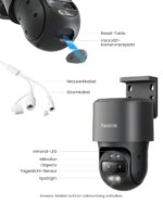 Reolink TrackMix 4K PTZ PoE Überwachungskamera – Dual-Objektiv mit Auto-Tracking & Farbnachtsicht – Bild 9