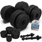 ArtSport 30 kg Kurzhantel-Set mit 16 Gewichten – Professionelles Krafttraining für Zuhause