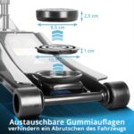 STAHLWERK Hydraulischer Wagenheber 3 t extra flach 73-500 mm – Rangierwagenheber mit Doppelkolben – Bild 9