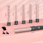 NWOUIIAY Lockenstab Set 6 in 1 mit LCD – Professionelles Styling für alle Haartypen – Bild 9