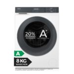 Haier HW80-BP1427637T Frontlader-Waschmaschine 8 kg – A-20% Energieeffizienz & Smart AI