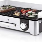 WMF Lono Master-Grill 50x28 cm – Elektrogrill mit 2 Grillflächen & Windschutz
