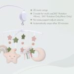 COTTONBEBE Musik Mobile mit 35 Melodien – Beruhigendes Einschlafspielzeug für Babys – Bild 4