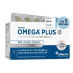 White Omega PLUS Omega-3 Kapseln – 800 mg EPA & DHA täglich – Herz-, Gehirn- & Augenfunktion