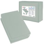 roba Reisebettmatratze 60x120 cm 'roba Style' – Faltbar mit Tragetasche Frosty Green