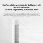 XIAOMI Smart Tower Fan 2 – Standventilator mit 150° Oszillation & Naturluft-Algorithmus – Bild 4