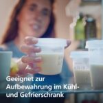 Philips AVENT Nahrungs-Mehrwegbecher Set (SCF721/20) – 20er Pack mit Deckel & Löffel – Bild 4