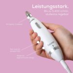 Beurer MP 62 Maniküre- & Pediküre-Set mit 10 Aufsätzen & LED-Licht – Elektrische Nagelfeile für professionelle Nagelpflege – Bild 2