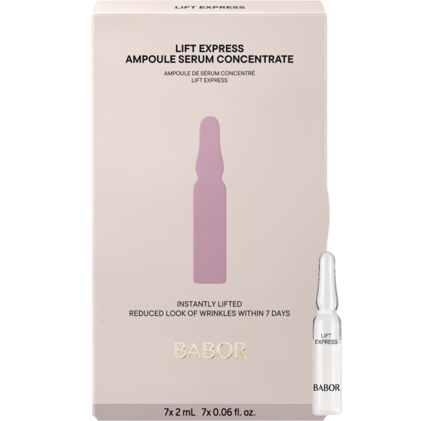 BABOR Lift Express Anti-Aging Serum Ampullen – Sofortiger Straffungseffekt, 7 x 2 ml