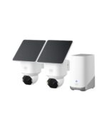 eufy Security eufyCam Solo E42 2er-Pack mit HomeBase S380 – 4K Überwachungskamera mit Solarpanel
