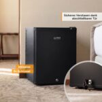 TZS First Austria Minikühlschrank 40L – Leiser Kühlschrank mit Schloss für Büro, Camping & Hotel – Bild 5