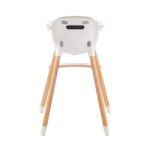 Kinderkraft SIENNA 2-in-1 Hochstuhl mit Holzbeinen – Kinderhochstuhl ab 6 Monate bis 4 Jahre – Bild 11