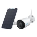 Reolink Argus Eco 3MP Akku-Überwachungskamera mit Solarpanel – Kabellose WLAN Outdoor-Kamera