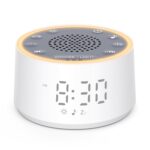 Dreamegg D1 Nova White Noise Machine – Weiss Rauschen Gerät mit Wecker & Nachtlicht für Erwachsene & Kinder