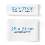 ARNOMED Papierhandtücher 4000er Pack – 2-lagig, ZZ-Falz, 25x23cm, Recycelt – Bild 2