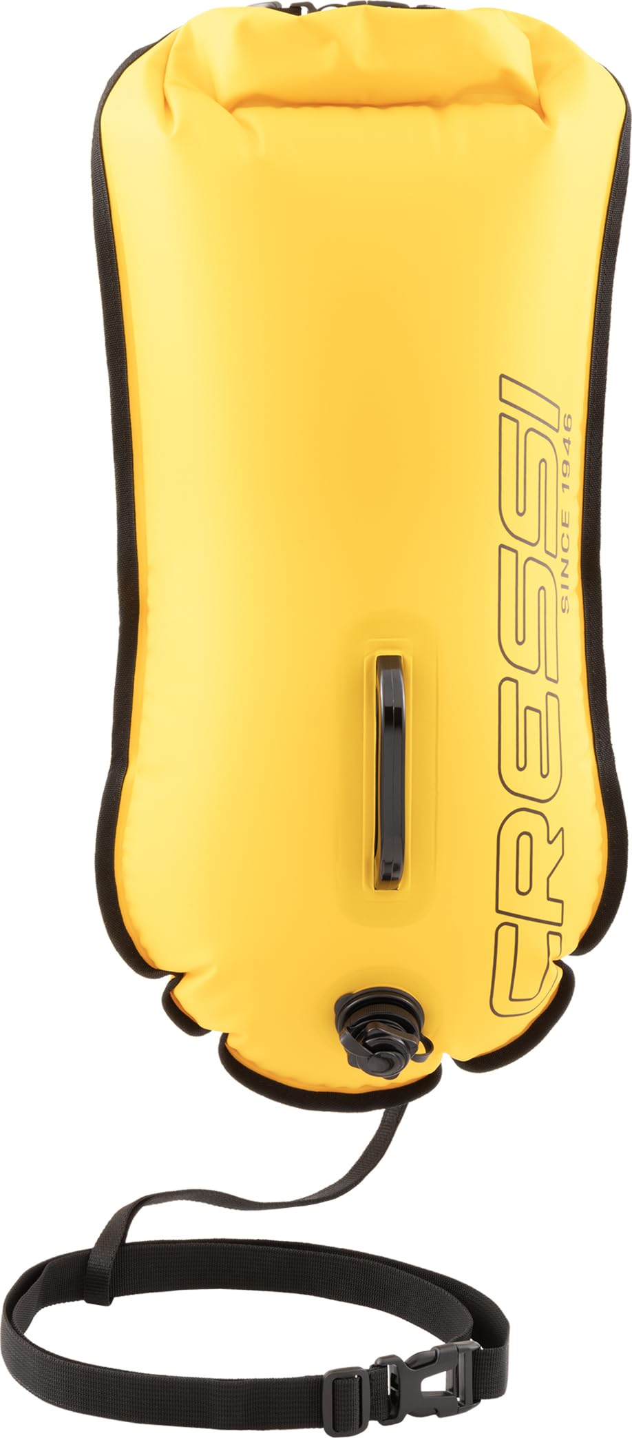 61RNJd2ZpNL._SY2087_.jpg CRESSI Glide Pro Swim Buoy 28 L – Aufblasbare Signalboje für Freiwasserschwimmer – Bild 1