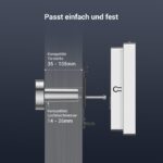 EZVIZ CP2 WLAN Türspion mit 4,3-Zoll-Bildschirm – 1080p Türklingel Kamera, 146° Weitwinkel – Bild 9