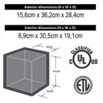 Master Lock L1200 Feuerfester Tresor 5L – Dokumentenschutz mit Schlüsselschloss – Bild 9