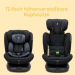 Osann Eno360 S 2 – 360° drehbarer i-Size Kindersitz mit Isofix, ab Geburt bis 150 cm – Bild 4