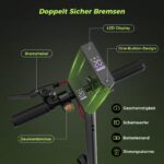 HeyScooter E-Scooter mit ABE-Zulassung – 350W Motor, 30km Reichweite, 8,5" Wabenreifen – Bild 6