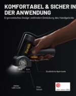 Fanttik C8 Nano Elektrische Schere – Akku-Schneidwerkzeug mit LED-Display für Stoffe & Kartons – Bild 6