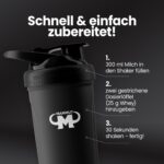 Mammut Nutrition Whey Protein Iced Coffee 1000g – 27g Protein pro Portion für Muskelaufbau – Bild 6