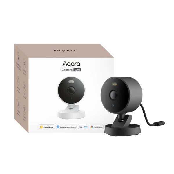 Aqara G100 2K Sicherheitskamera – HomeKit Secure Video mit KI-Erkennung & Nachtsicht