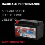 CARTEC Motorradbatterie YTX7A-BS 7Ah 160A – Gel Batterie wartungsfrei für Motorräder – Bild 6