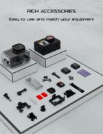 Apexcam X80Pro 4K60 Action Cam 64MP – Doppelbildschirm & 40m Wasserdicht – Bild 7