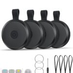 Kzom Air Tracker 4er Pack – Bluetooth Schlüsselfinder mit Apple Find My für iOS