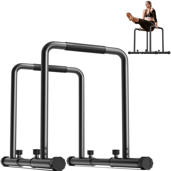 YOLEO Verstellbare Dip Barren – 500 kg Tragkraft, stabiler Dip-Ständer für Calisthenics