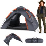 mayhike Pop-Up Wurfzelt 2 Personen – Automatik Campingzelt wasserdicht 3000mm mit 2 Türen