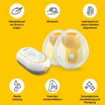 Medela Freestyle Mini Hands-Free – tragbare Doppelmilchpumpe mit Akku für stillende Mütter – Bild 3