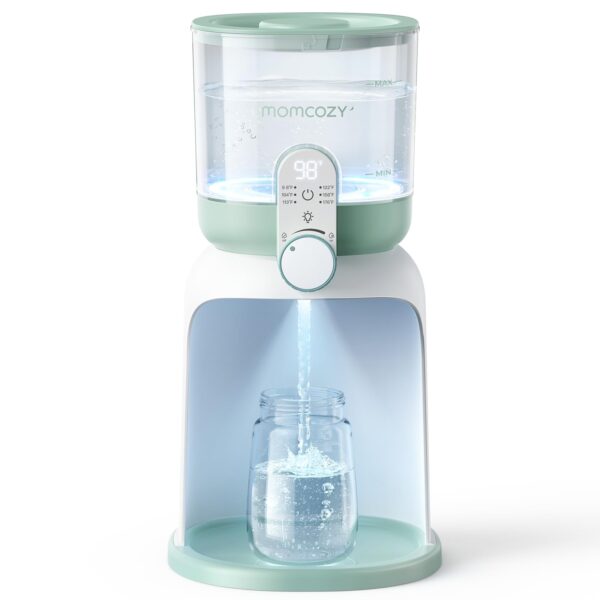 Momcozy Flaschenzubereiter 1,69 L mit Dual-Licht & 6 Temperaturstufen – Intelligenter Milchzubereiter für Babys