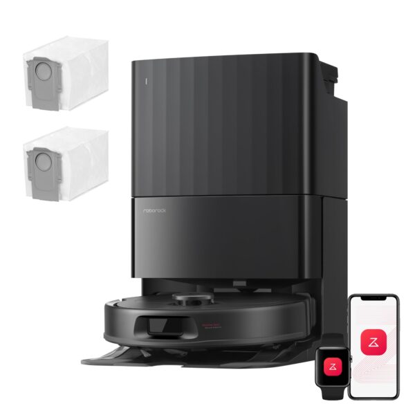 roborock Qrevo S Pro Saug- & Wischroboter – 18.500 Pa mit Heissswasser-Moppreinigung & All-in-One Dock
