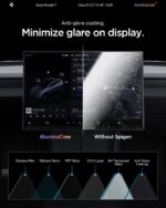 Spigen Glas.tR EZ Fit Schutzfolie für Tesla Model Y 16 Zoll – 10H+ Hartglas mit Blendschutz – Bild 6