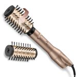 BaByliss Big Hair Dual AS952E Rotierende Warmluftbürste mit Ionen-Technologie – 650 W, 40 mm & 50 mm Aufsätze für Volumen & Glanz