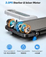 Cardirun Klappbares Laufband 6in1 mit 10% Steigung & 3.0PS Motor – Walking Pad für Zuhause & Büro bis 150kg – Bild 8