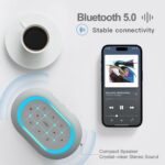 ANJANK Digitaler Radiowecker mit Bluetooth 5.0 – 4-in-1 Radio, Uhr, Nachtlicht für Schlafzimmer – Bild 5