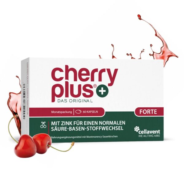 Cherry PLUS Forte – Montmorency Sauerkirschen Kapseln hochdosiert mit 43 mg Polyphenolen