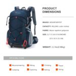 Mountaintop 40L Wanderrucksack – Trekkingrucksack mit ergonomischem Tragesystem für Herren & Damen – Bild 2