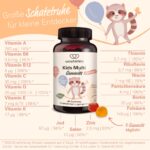 wowtamins Kids Complete – Vegane Multivitamin Gummies zuckerfrei mit Omega 3 & Vitamin D3 – Bild 4