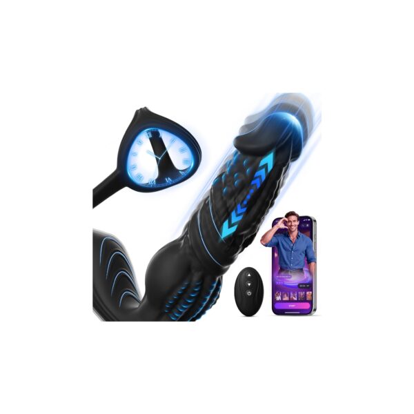 Prostata Vibrator mit Penisring & KI-Steuerung – 9x9 Modi für intensive Stimulation
