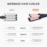 janelove 4-in-1 Lockenstab 19–32 mm – Welleneisen für Beach Waves & Mermaid Waves – Bild 8