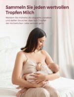 Momcozy 90 ml Milchsammler Silikon – Wiederverwendbar für Stillende Mütter, 2er Set – Bild 3