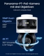 Reolink OMNI 3i PoE – 18MP Panorama & 4K PT Sicherheitskamera mit KI-Tracking für Aussen – Bild 4