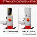 Elektrische Benzinpumpe 3.2 GPM mit Auto-Stop – Dual-Strom USB-C/AA für Kanister – Bild 5