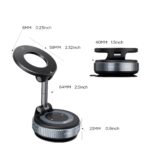 MSXTTLY Magnetische Autohalterung mit Vakuum-Saugnapf – 360° drehbar für iPhone & Android – Bild 9